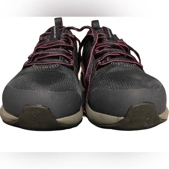 Reebok Astroride RB308 Steel Toe Shoes Sneaker 7W Women Navy Purple - Picture 3 of 15